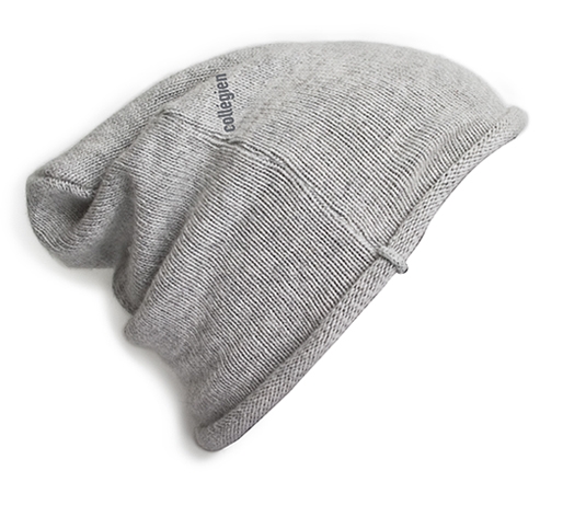 bonnet cachemire gris
