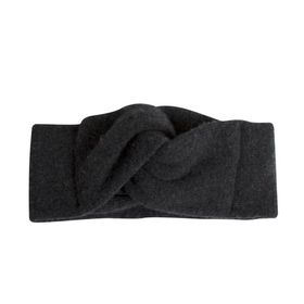 Bandeau lisse laine et cachemire - Smoky