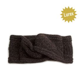 Bandeau brillant en laine - Grain de Café