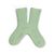 Chaussettes Victoire brillantes à côtes Vert Tilleul