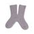 Chaussettes Victoire brillantes à côtes Glycine du Japon